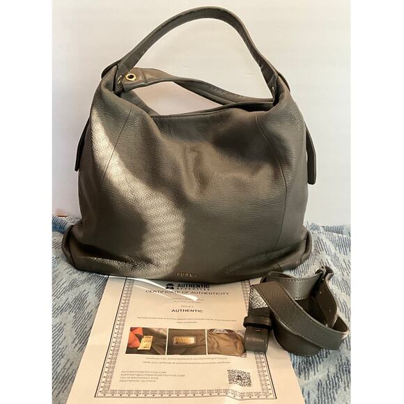 Furla Handbags - Authentic Rare EUC Furla Hobo Bag / Straps for Crossbody/ COA